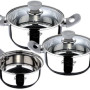 Набор посуды Bergner SG-8045 2,1/2,9/ковш 1,5л 5 пр.