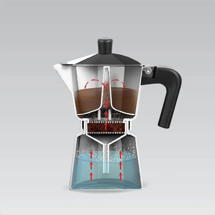 Гейзерная кофеварка Maestro MR-1658-6 300 мл