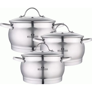 Набор посуды Bella Cucina BC-2152 3,1/5/8,5л 6 пр.