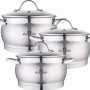 Набор посуды Bella Cucina BC-2152 3,1/5/8,5л 6 пр.