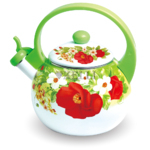 Чайник эмалированный Kelli KL 4408 2.5л