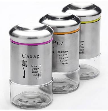 Набор банок (емкостей) для сыпучих продуктов Mayer&Boch МВ 23491