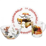 Сервиз для детей "Панда Кунг-Фу" 3 пр. 11132693