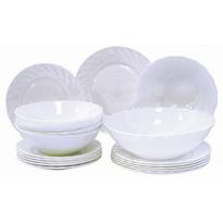 Cервиз столовый W-19I/WHITE 19 пр. без деколи