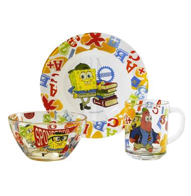 Сервиз для детей "Губка Боб - Школа" 3 пр. ГБН3-5