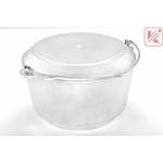 Казан Виктория АЛ 10л с литой крышкой "Полесье"