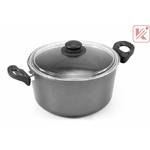 Кастрюля Виктория АЛА 4,0л со стеклянной крышкой "Престиж"