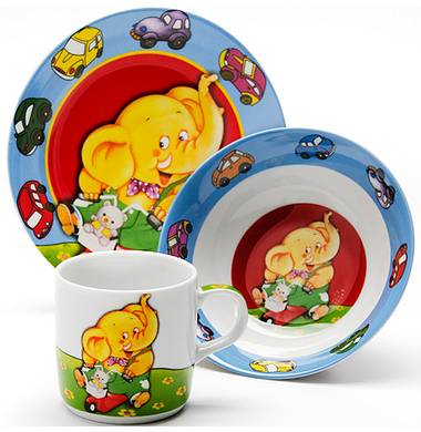 Набор посуды детской "Слон" Loraine LR 24021