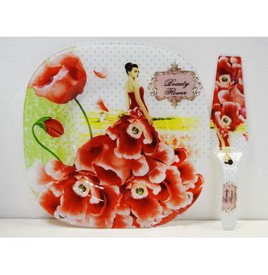 Блюдо для торта с лопаткой Torix "Аурелия" 01055907