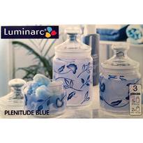 Набор банок (емкостей) для сыпучих продуктов Luminarc PLENITUDE BLUE H 0670