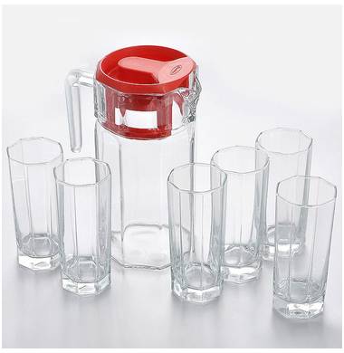 Набор кувшин + стаканы Pasabahce Kosem 97415