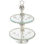 Конфетница 2-х ярусная Lorain ВАНЕСА LR 26659