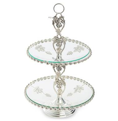 Конфетница 2-х ярусная Lorain ВАНЕСА LR 26659