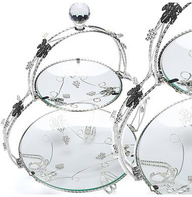 Конфетница 2-х ярусная Loraine LR 26660