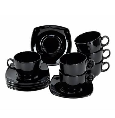 Сервиз чайный Luminarc Quadrato Black E8848