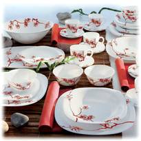 Сервиз столовый Luminarc Carine Ming Red H0373 19пр.