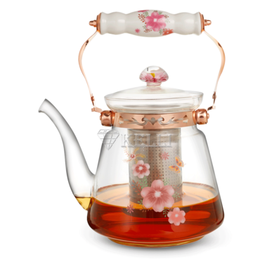 Чайник стеклянный Kelli KL 3057 0.8л