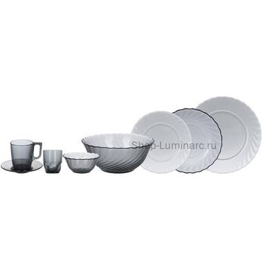 Столовый сервиз Luminarc Trianon Graphite N5768 43 пр.
