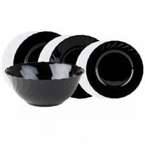 Сервиз столовый Luminarc Trianon Blanc/noir G8733 19пр.