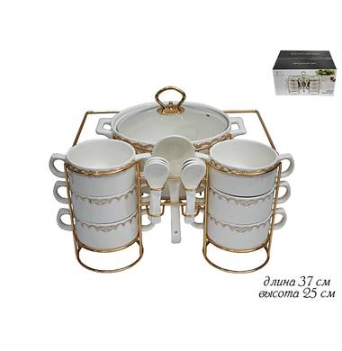 Мармит + набор сервировочный Lenardi 336-008 16пр.