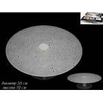 Тортовница на ножке Lenardi "Капля" 888-041 38см