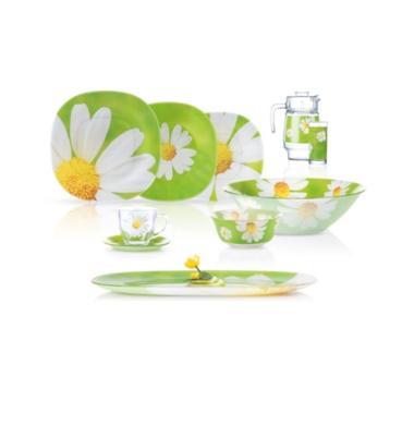 Столовый сервиз Luminarc Carine Paquerette Green N4870 46пр.