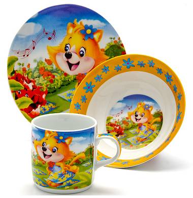 Набор посуды детской "Лиса" Loraine LR 24028