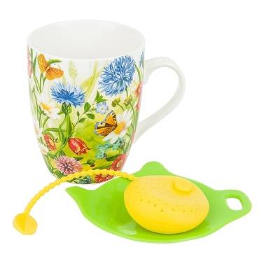 Кружка фарфоровая "Русское поле" M0661259 341мл.