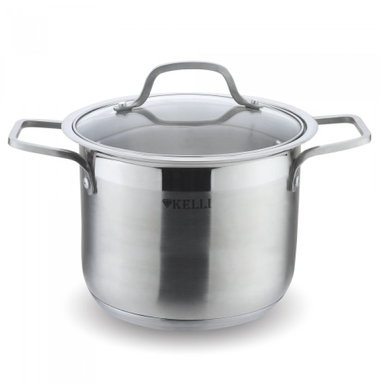 Кастрюля из нержавеющей стали Kelli KL- 4225 11л.