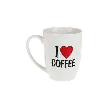 Кружка керамическая "I love cofee" L2410014 420 мл