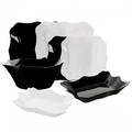 Cтоловый сервиз Authentic black/white 19пр E6195