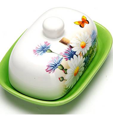 Маслёнка с крышкой Лето Loraine LR 26291