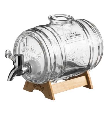 Диспенсер для напитков Barrel на подставке Kilner K_0025.793V 1 л