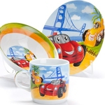 Набор посуды детской Loraine "Авто" LR 27333