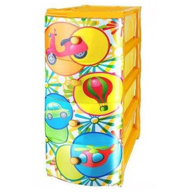 Комод №7 с рисунком "Машинки" elf-307