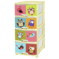 Комод №14 с рисунком "Птички" elf-438