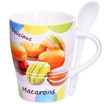 Кружка с ложкой Loraine LR 28474