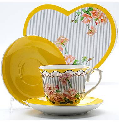 Чайная пара "Садовые розы" Loraine LR 22989
