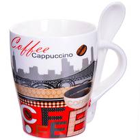 Кружка с ложкой Loraine LR 28471