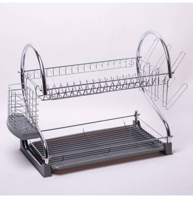 Сушилка для посуды двухъярусная Kamille 0762B