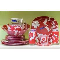 Столовый сервиз Takume rouge Luminarc J2055 45 пр