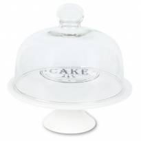 Тортовница Jewel ПКВ000063 23,5 см с крышкой на ножке