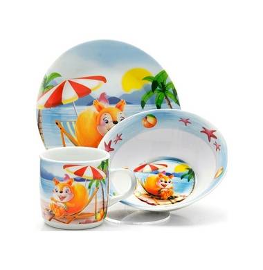 Набор посуды детской "Белка" Loraine LR 26095