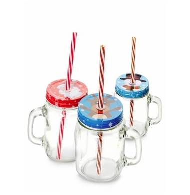 Кружка с трубочкой ATTRIBUTE JAR504 500мл