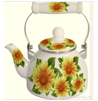 Чайник эмалированный Mercury MC-7501 1,5 л