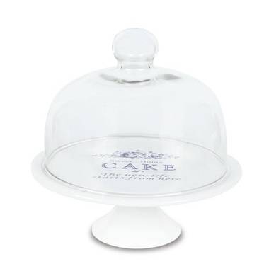 Тортовница Jewel ПКВ000051 23,5 см с крышкой на ножке
