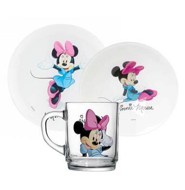 Набор посуды детской "Minnie colors" Luminarc L2124