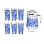 Набор кувшин + стаканы Luminarc Plenitude Blue N3932