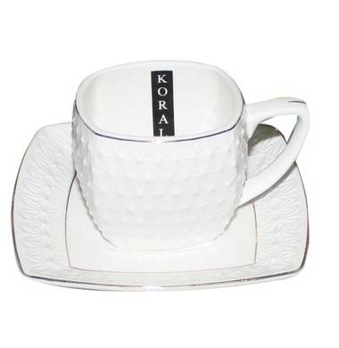 Кофейная пара Korall Снежная королева CS508707-A