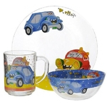 Набор посуды детской "Машины" 30327